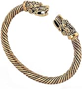 Kkjoy Viking Dragon Head Bracelet for Men Women Braided Cable Cuff Bangle Adjustable Celtic Knot ...