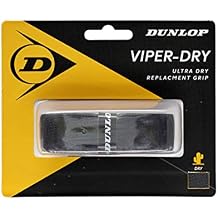 Dunlop Sports Gecko-Tac Tennis/Squash OVERGRIP 3-Pack, 12-Pack, 30-Pack Roll, 60-Pack Tub - Premium Quality Overgrip, Provides Exceptional tackiness and Grip with Moisture Wicking Construction