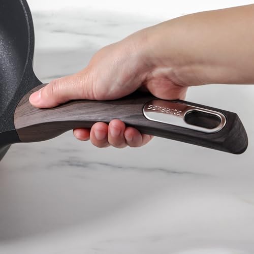 SENSARTE Frying Pan Bakelite Handle Accessories Repalcement Compatible(Black small handle)