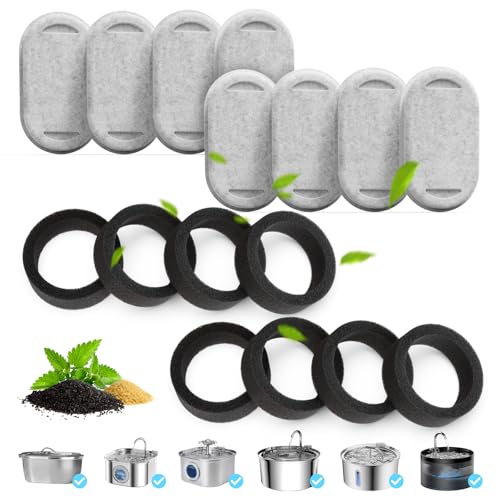 Cat Water Fountain Filters (8 Packs)