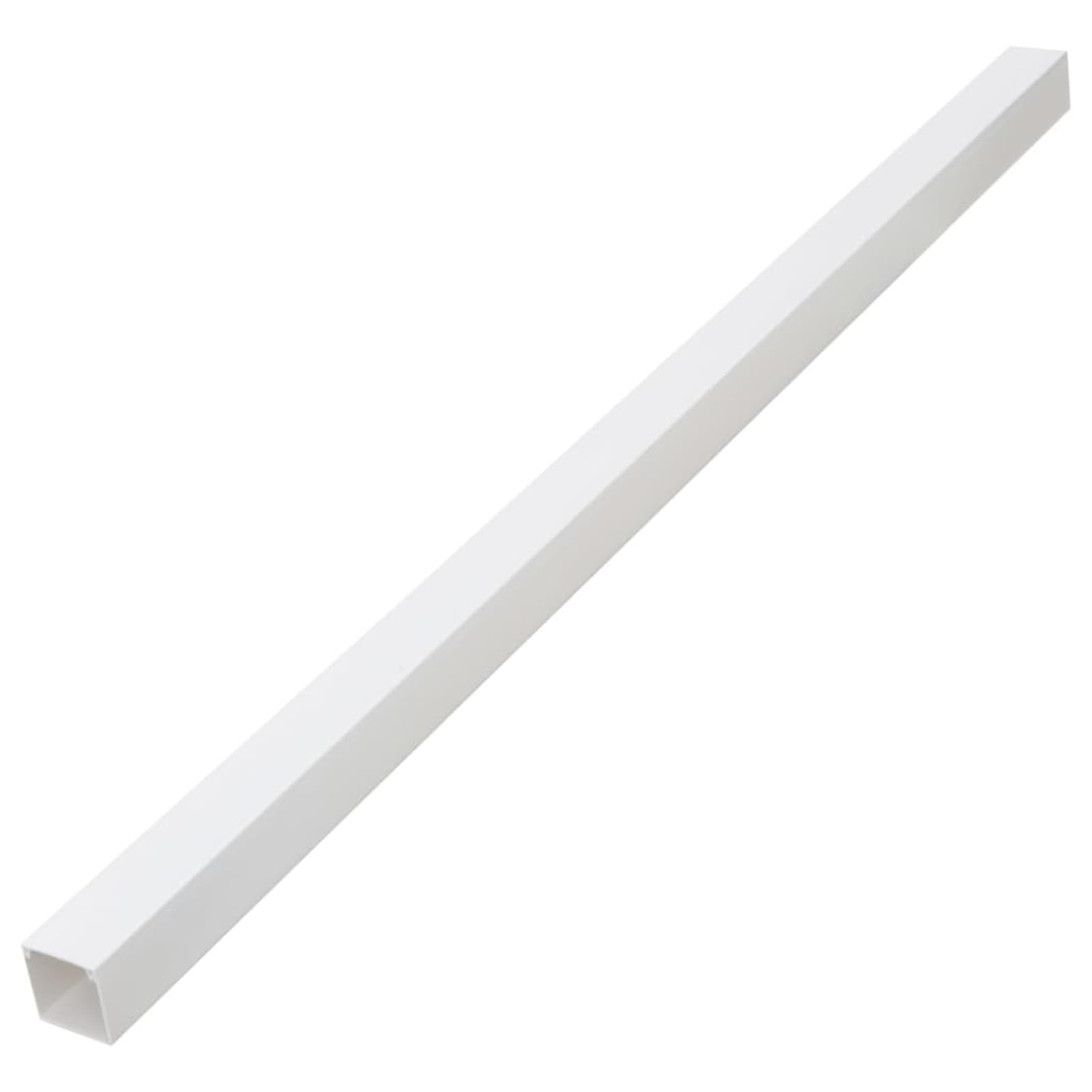 Canalina per Cavi 60x60 mm 10 m in PVC-Electric Canaline di Varie Dimensioni per cablaggi in plastica passacavi Bianco coprifili a Parete con Copertura Ottima qualità