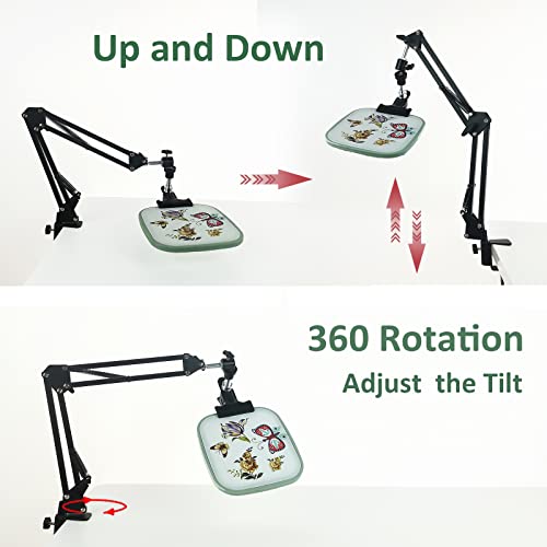 Rotated Cross Stitch Stand Embroidery Hoop Holder ,Cross Stitch Holder Stand Metal Embroidery Stand, Embroidery Hoop Stand Suitable For Embroidery Hoops #TOP2