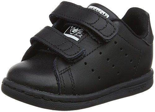 Adidas Stan Smith Basket Mode Garçon, Noir Core Black/Footwear White 0, 21 EU