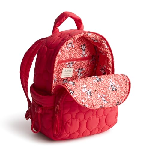 Image of Vera Bradley Women's Disney Featherweight Small Banbury Backpack, High Risk Red, One Size