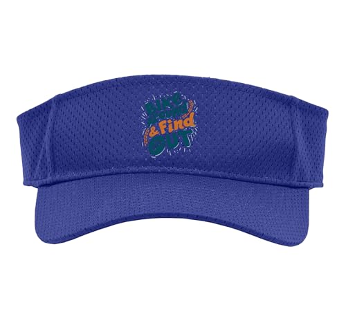 Bike Around and Find Out Cycling Adventure Sport Sun Visor,