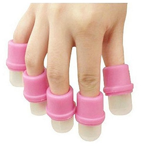 VAGA Strong 10 Plastic Nail Art Nails Soaking/Soaker Trays Acetone Resistant