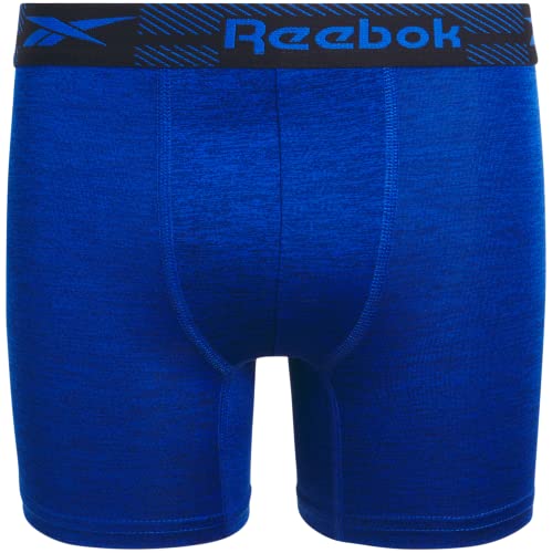 Reebok Boys? Underwear - Performance Boxer Briefs (2 Pack), Size X-Large, Blue/Black