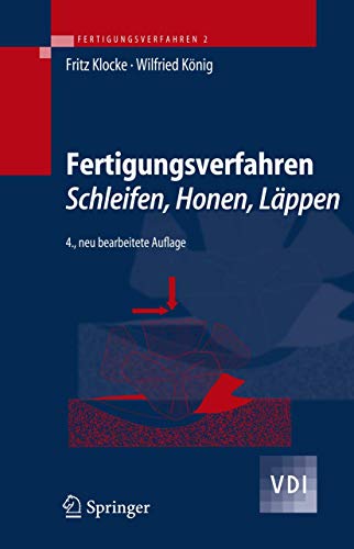 Preisvergleich Produktbild Fertigungsverfahren 2: Schleifen, Honen, Läppen (VDI-Buch)