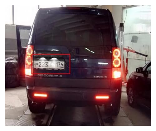 Luz de matrícula LED blanca sin error CANBUS para Land Rover Discovery y Freelander 2 4