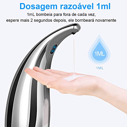 Dispenser Sabonete Líquido Automático Inteligente 300ml para Restaurantes,Bar de Café