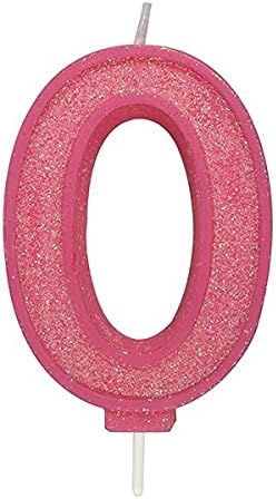 CULPITT Sparkle Number Candles for Cake & Cupcakes, Single Numbers from 0-9, Say Happy Birthday with These Candle Sparklers, Celebrate Birthdays & Anniversaries with Flair - Blue 4