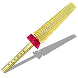 Depvko Forets à ongles super longs 5 en 1, embouts en carbure de tungstène de 1,9 cm, rotation bidirectionnelle, embouts de sécurité professionnels avancés pour ongles, retrait rapide pour manucure,