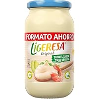 Ligeresa Salsa en Tarro Original Apta para vegetarianos 425 ml x2