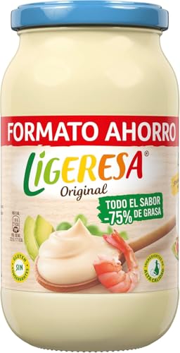 Ligeresa Salsa en Tarro Original Apta para vegetarianos 425 ml x2
