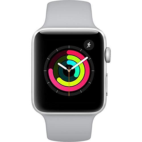 Apple Watch Series 3 - GPS - Silver Aluminum Case with Fog Sport Band - 42mm