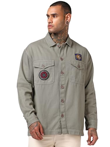 Chemise coton homme vert sauge pour éviter les plis et rester élégant