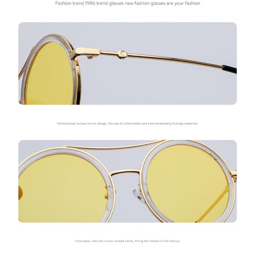 Lunettes de soleil rondes légères pour éviter les marques sur le nez - 4