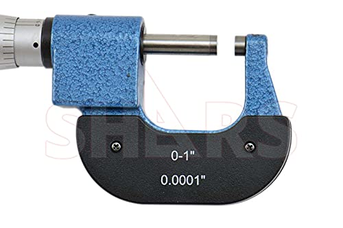 Image of Shars 0-1 inch Digit Outside Micrometer .0001 inch Graduation, Carbide 303-2401 P}