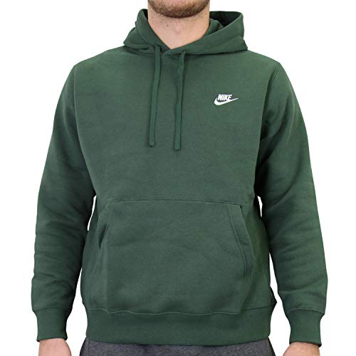 Nike Pull Over Hoodie, Galactic Jade/Galactic Jade/White, Small-T