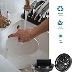 2PCS 3 1/8" Garbage Disposal Splash Guards and 3 Inch Garbage Disposal Stopper, Sink Baffle Drain Plugs for Waste King, EZ Mount Splash Guard 1025 for Whirlaway, GE Models
