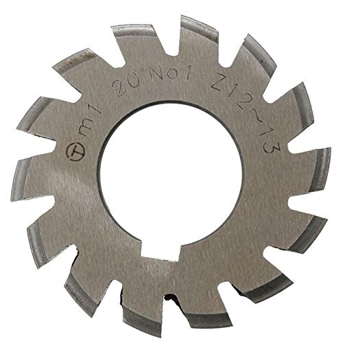 Module 1 PA20 Degrees Bore 22mm #1-8 HSS Involute Gear Milling Cutter High Speed Steel Gear Milling Cutter Gear Cutting Tools - (Color: 2)