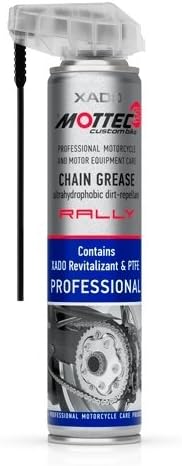 Mottec Professional Off-Road Motorcycle/Dirt Bike Dirt Repellent Rally Chain Grease (Spray, 200ml) (Rally)
