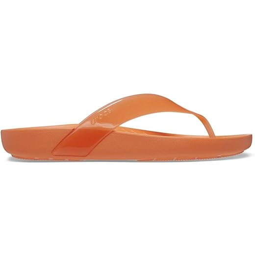 Crocs Women's Splash Flip Flops, Persimmon, 8