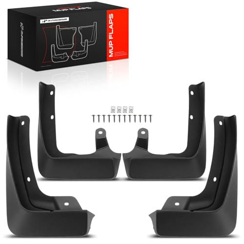 Image of A-Premium Mud Flaps Compatible with BMW | for BMW X3 2025, No Drilling Required Mud Guards with Hardware Accessories, Set of 4 Front and Rear