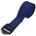 YogaAccessories 8' Cinch Buckle Cotton Yoga Strap (Blue)