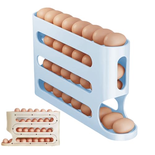 Automatic Rolling Egg Holder for Fridge