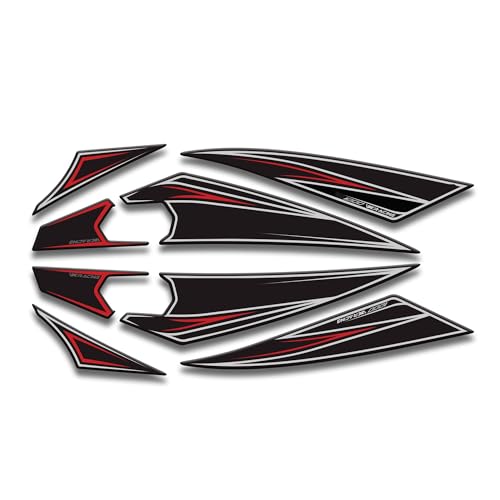 Autocollants Z1000SX 2011-2016 Protection Gel 3D Réparation Éclats Carénage Avant