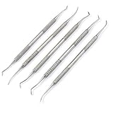 OdontoMed2011 Set of 5 Pieces Wax Carver PK Thomas 1, 2, 3, 4 and 5 Stainless Steel Dental LAB Instruments