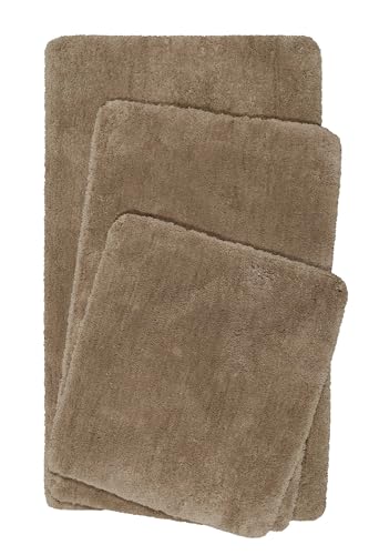 Homie Living Badteppich, Badematte kuscheliger Flauschiger weicher Flor l rutschfest und Waschbar...