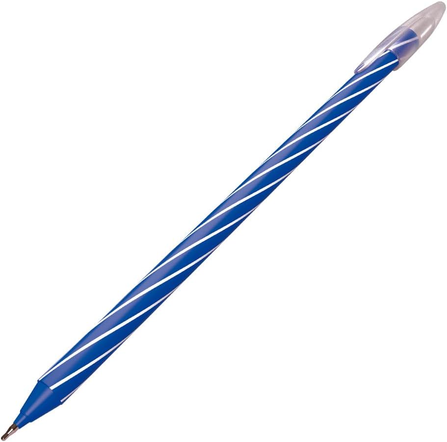 Caneta Esferográfica SPIRO, CIS, Azul, Caixa com 12 unidades