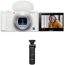 Sony ZV-1 Digital Camera with Vlogger Accessory Kit White