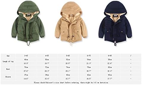 amropi Kinderparka met capuchon, winterjas, fleece gevoerd, warme