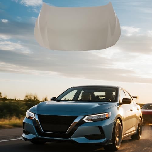 CAREONLINE Front Hood Panel Compatible With 2020-2024 Nis-sa-n Sentra， OEM ：F51006LBMA NI1230224 - Steel Engine Hood Replacement (OL-NR5105250805)