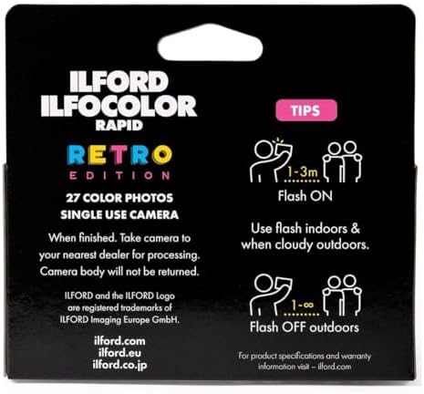 Ilford Ilfocolor Rapid Retro Siyah 27 Çekim - Görsel 4