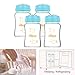 Matyz 4-Pack Wide Mouth Glass Breast Milk Storage Containers