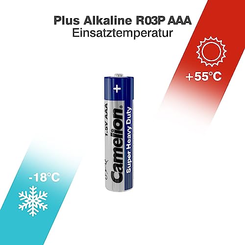 Camelion AAA Super Heavy Duty Carbon Zinc Batteries - 4+2 Free Pack