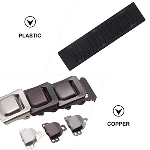 Amosfun 10 Conjuntos de Saia Ajustável Cintura Fivela Extensor Calças Elásticas Elásticas Ganchos Ci