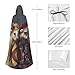 HTTUP French Fashion Model Ferrets Print 190cm Hooded Carnival Cape Cosplay Cloak For Adults Costume Outdoor Weddings Party
