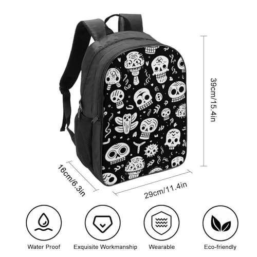 Sac à dos dessin animé thème skull pour simplifier la rentrée - 2