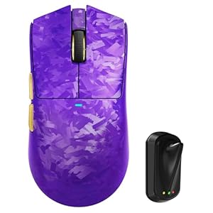 ATTACK SHARK X11 Ultra Wireless Gaming Mouse, Ultra-Light 59g, 42K DPI, 8K Polling, Nordic Chip, Carbon Fiber, for Esports & Pro Gamers