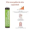 Amazon Basics paquete de 8 baterías AAA NiMH recargables de alta capacidad, 850 mAh, 1,2 V, se recargan hasta 500 veces, precargadas #3