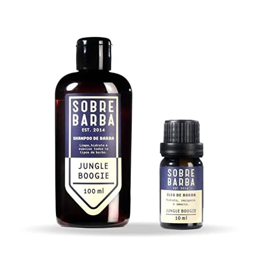 Kit Shampoo + Óleo de Barba SOBREBARBA Jungle Boogie Pra Viagem