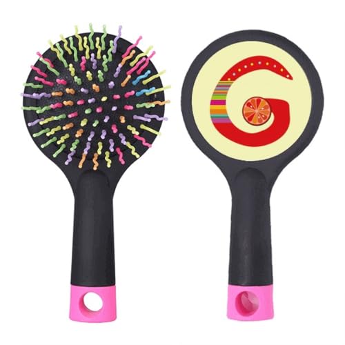 Brosse à cheveux démêlante G orange pour démêler sans casser la fibre
