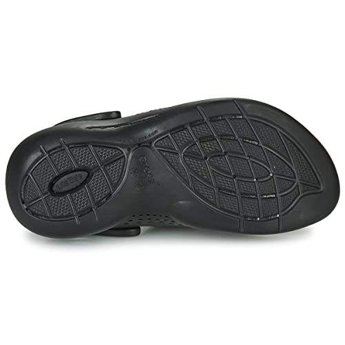 Sandália crocs lite ride 360 clog black/black - 39