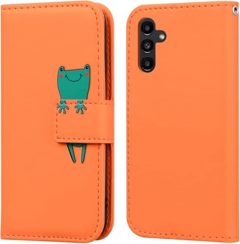TEDTIKJT Samsung Galaxy A36 5G �P�[�X �蒠�^ ���킢������̃L�����N�^�[ ���U�[ ���z�^ �T���X�� �M�����N�V�[ A36 5g �J�o�[ �X�}�z�P�[�X �Ռ��z�� �S�ʕی� SC-54F �蒠�^ �J�[�h���[ �}�O�l�b�g�J�� �g