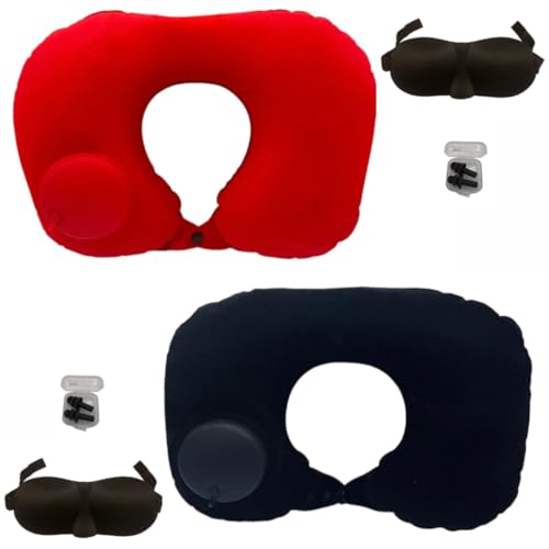 Almohada inflable PVC tamaño bolsillo para viaje miniatura 1